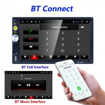 Android 7.1  Android MP5 Player 7 Inch with Steering Wheel Controller HD Android Machine Built-In European Map RK-A704