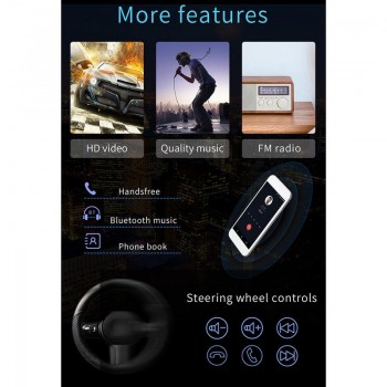 2 DIN Car Radio Android 8.1 16G Memory Card 7 Inch Touch Screen Auto Bluetooth Mp5 Player Universal Mirror Link With Phone