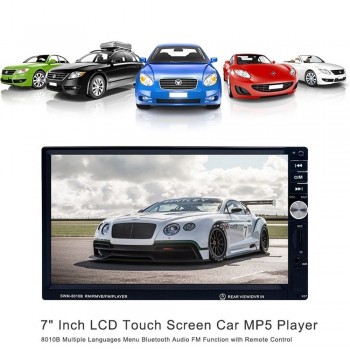 7 Inch Touch Screen 8010B Car Radio 2 Din In Dash Auto audio Player Stereo bluetooth USB SD MP3 Rear View Camera auto radio