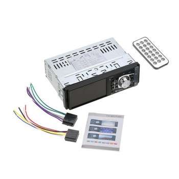 4012B 1Din 4inch HD Car MP5 Radio Audio Player Bluetooth FM / AUX / USB / TF Support Steering Wheel Control Camcorder rear view
