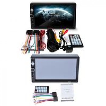 7010B Car Dual Fixed 7 inch Bluetooth MP5 Player Reversing Rear View Integrated Machine Bluetooth USB FM Input Reversal Priority