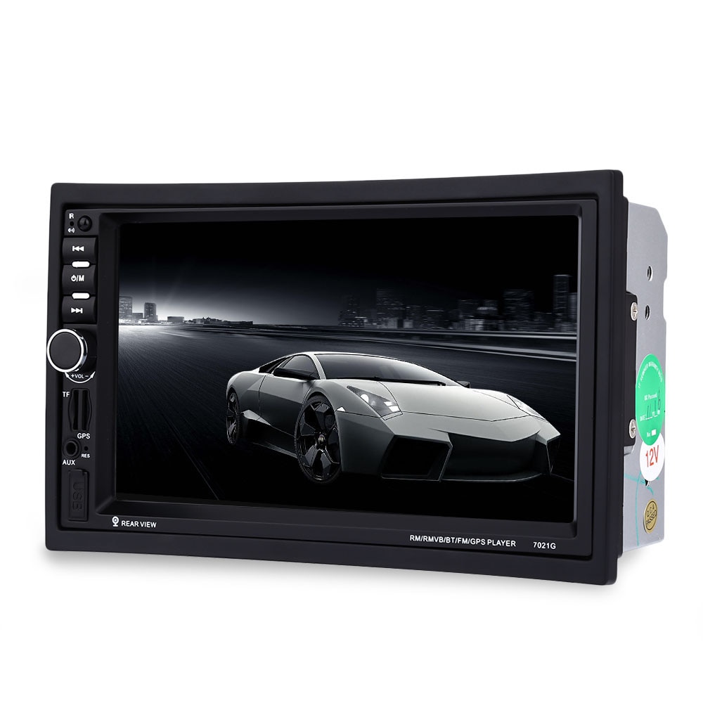 7021G Remote Control Car MP5 Player with Rear View Camera 2din 7 inch Touch Screen Bluetooth Multimedia FM Stereo Radio GPS Map