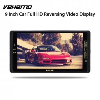 Vehemo 9 TFT-LCD Car Headrest Monitor Two-Way Video Player Monitor Portable Headrest Dvd Player Hands-Free Call Digital TV