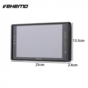 Vehemo 9 TFT-LCD Car Headrest Monitor Two-Way Video Player Monitor Portable Headrest Dvd Player Hands-Free Call Digital TV