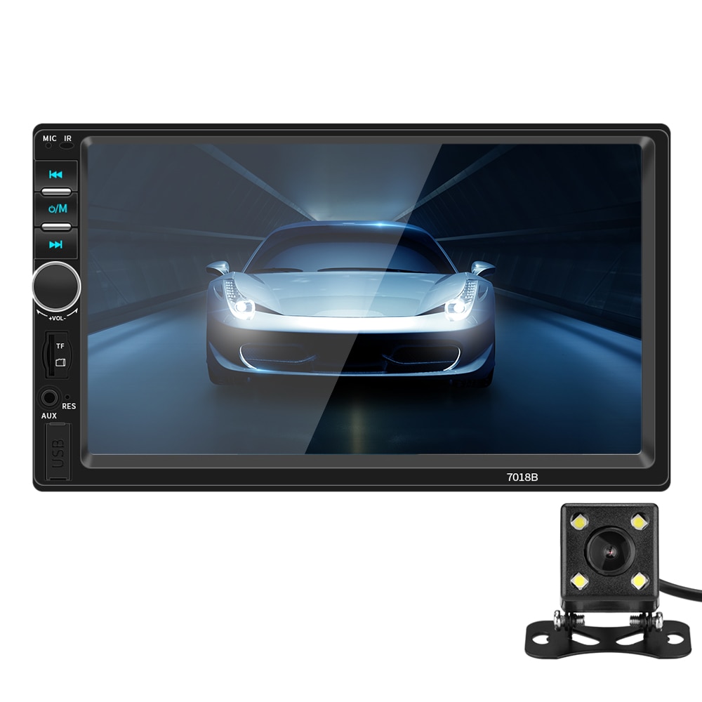 Onever 7 Touch Screen Bluetooth MP5 Player Car Stereo Radio FM Transmitter Handsfree Player Support Remote Control