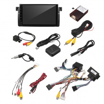 9 Inch Android 8.0 Car Stereo GPS Sat Radio 2GB + 32GB Auto Multimedia Navi OBD DAB WiFi for BMW E46 M3 Rover 75 for MG ZT