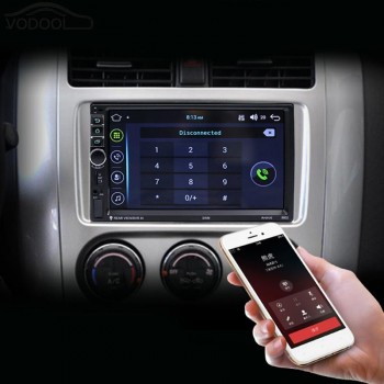 7 2 Din Touch Screen Car Stereo MP5 Player 4Core Android OS Bluetooth WIFI GPS Navigator Auto FM Radio Autoradio Mirror Link