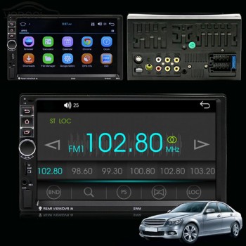 7 2 Din Touch Screen Car Stereo MP5 Player 4Core Android OS Bluetooth WIFI GPS Navigator Auto FM Radio Autoradio Mirror Link