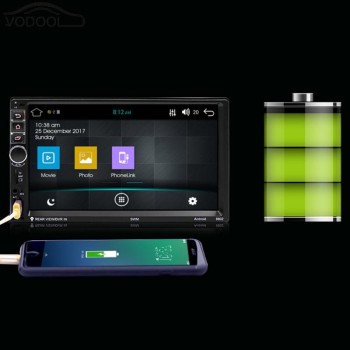 7 2 Din Touch Screen Car Stereo MP5 Player 4Core Android OS Bluetooth WIFI GPS Navigator Auto FM Radio Autoradio Mirror Link
