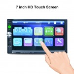 7023B 7 Inch 2 DIN 1080P HD Touch Screen TFT Bluetooth FM/USB/AUX + Rear View Camera Car Radio Video Audio MP4 MP5 Player