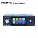 Video Player Car MP5 4.1 Multimedia Player FM Radio Automotive Bluetooth Support Rear View DC12V Steering Wheel Controls 1Din