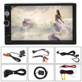1set 7inch 2Din BT Car Multimedia Stereo Radio Player Audio MP5 Player  Rear View Camera Touch In Dash Auto audio Player