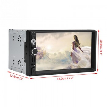 1set 7inch 2Din BT Car Multimedia Stereo Radio Player Audio MP5 Player  Rear View Camera Touch In Dash Auto audio Player