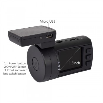 Arpenkin DVR Car Dash Camera GPS Cam Mini 0906 Novatek 1080P 60FPS Ultra HD Digital Video Recorder Super Capacitor Registrar DVR