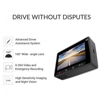 Xiaomi YI Smart Dash Camera Auto Driving Recorder WiFi Car DVR HD 1080P 2.7 165 degree 60fps ADAS Safe Reminder Dashcam