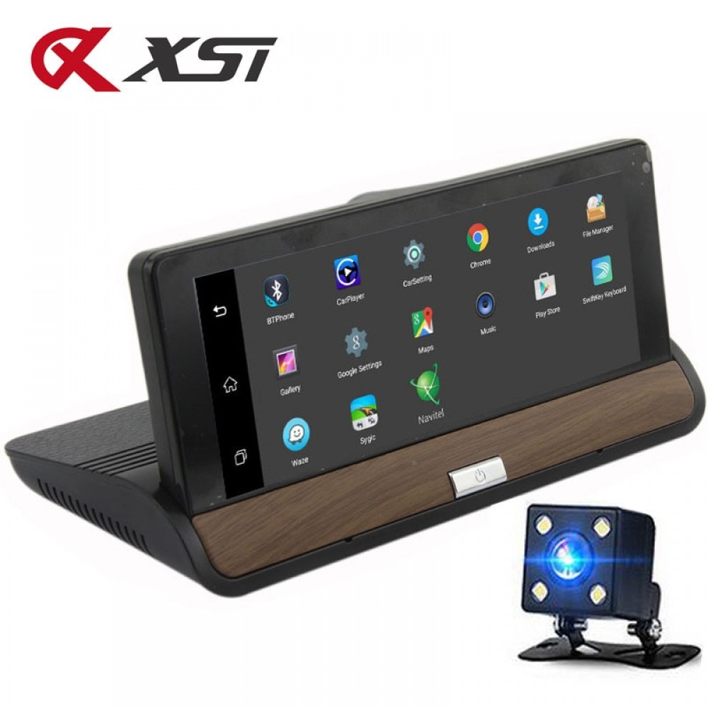 XST 7 IPS 3G Wifi Car DVR Dash Camera Android 5.0 GPS Navigation Video Recorder Bluetooth Dual Lens Dash cam DVR Full HD 1080P