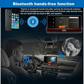 XST 7 IPS 3G Wifi Car DVR Dash Camera Android 5.0 GPS Navigation Video Recorder Bluetooth Dual Lens Dash cam DVR Full HD 1080P