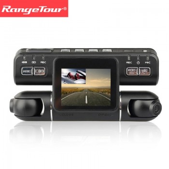 Dash Cam Dual Lens Car DVR Vehicle Camera Video Recorder I4000 Full HD 1080P 320 Degree 2.0LCD G-Sensor Dash Cam Car Black Box