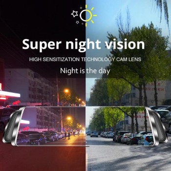 ALLOYSEED G07 9.35 4G Android Car Rearview Mirror DVR Camera Dash Cam Dual Lens GPS Navigation Video Recorder Night Vision DVRs