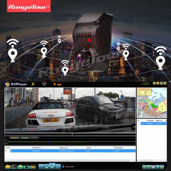 New Car DVR Russian 3  in 1 Radar Detector  Dual lens Video Recorder 1296P Dash Cam Build in Global GPS Night Vision FCWS ADAS