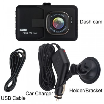 Dvr Camera 1080P Full HD 170 Degree angle New 3.0 CAR DVR CAMERA T626 Car Camera For Driving Recording Car Detector 3.0 CAR DVR