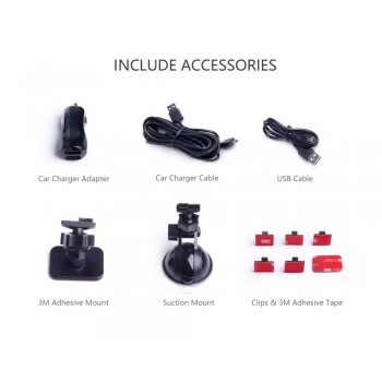 Original Viofo WR1 Wifi Car DVR Full HD 1080P Dash Camera Recorder Novatek 96655 160 Wide Angle With Cycle Recording Dash Cam