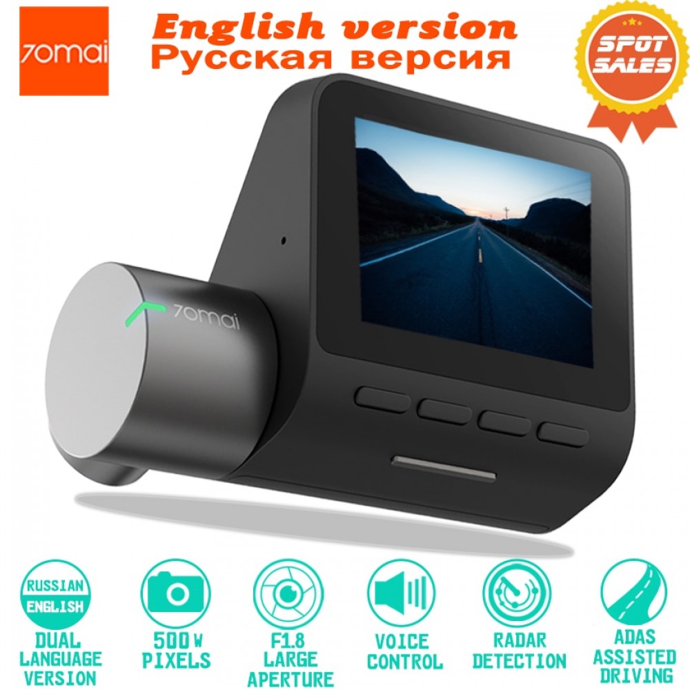 70mai Dash Cam Pro 1944P HD Car DVR Camera IMX335 140 Degree FOV Function Advanced Driver-assistance System App Controll