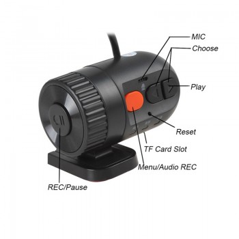 TUAO D4 Car DVR Mini HD 140 Degree Wide Angle LENS G-sensor Camera DVRs Register Video Recorder Dash Cam DVR Dashcam Non-screen