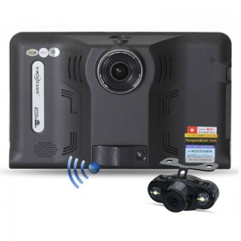 7 inch Android Car dvrs radar Recorder camera FHD 1080P Car GPS Navigation navigator vehicle gps 16GB Russia/Europe/Navitel map