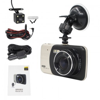 2017 New 4.0 Inch IPS Screen Car DVR Novatek Car Camera T810 Oncam Dash Camera Full HD 1080P Video 170 Degree Dash Cam
