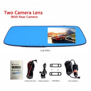 Jansite Night Vision Car Camera Dvr Blue Review Mirror Digital Video Recorder Auto Registrator Camcorder Dash Cam Full HD 1080P