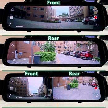 GreenYi Car DVR 9.68 IPS Rear View Mirror Monitor Full HD 1080P Night Vision Dash Cam Camera Auto Driving Recorder G-sensor