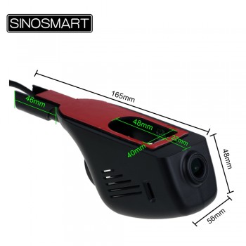 SINOSMART Novatek 96658 Car Wifi DVR Camera for Mazda Axela/CX-5/Atenza/M6/CX-7/M5 etc. Control by App SONY IMX323