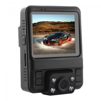 GS65H Arrival Novatek 96655 Dual Lens Car DVR 2.4 Display Camera 1920x1080P Full HD Dash Cam Built-in GPS Focus Night Vision