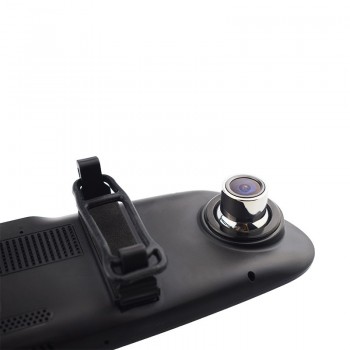Car DVRs 7 Touch Screen Rearview Mirror Auto Dash Cam Cars DVR Dual Lens Recorder Registrator Full HD1080p Night Vision Camera