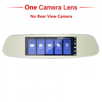 Car DVRs 7 Touch Screen Rearview Mirror Auto Dash Cam Cars DVR Dual Lens Recorder Registrator Full HD1080p Night Vision Camera
