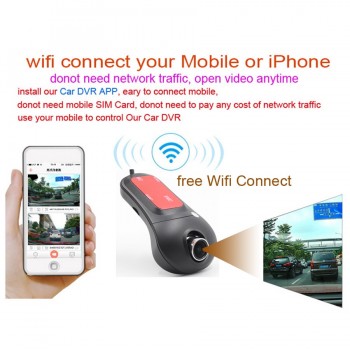 XCGaoon Wifi Car DVR Registrator Digital Video Recorder Camcorder Dash Camera 1080P Night Version Novatek 96655 Rotate 60 degree