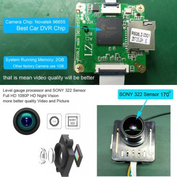 XCGaoon Wifi Car DVR Registrator Digital Video Recorder Camcorder Dash Camera 1080P Night Version Novatek 96655 Rotate 60 degree