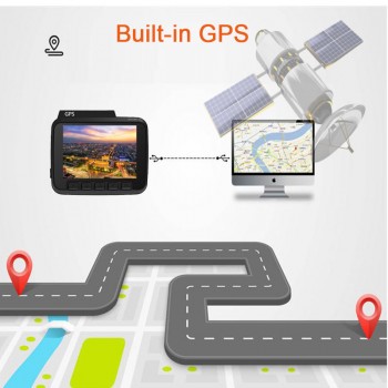 Novatek 96660 WIFI Car DVR 4K 2160P Car cameras GPS two cameras Night Vision Dash Cam Recorder Registrator APP For IOS Android