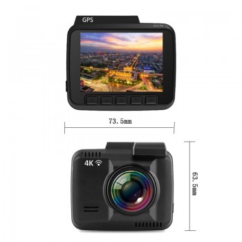 Novatek 96660 WIFI Car DVR 4K 2160P Car cameras GPS two cameras Night Vision Dash Cam Recorder Registrator APP For IOS Android