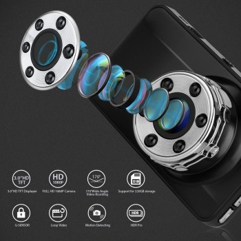 Eaglecam Car DVR Full HD 1080p Novatek 96650 Car Camera Recorder Black Box 170 Degree 6G Lens Supper Night Vision Dash Cam