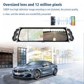 ANSTAR 4G Android Dashcam Full HD 1920x1080 Mirror DVR Car Recorder Wifi ADAS GPS Dash Camera 10 IPS Touch Screen Car DVR