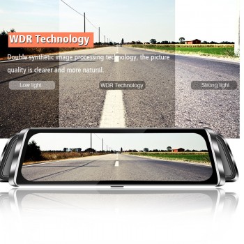 ANSTAR 4G Android Dashcam Full HD 1920x1080 Mirror DVR Car Recorder Wifi ADAS GPS Dash Camera 10 IPS Touch Screen Car DVR