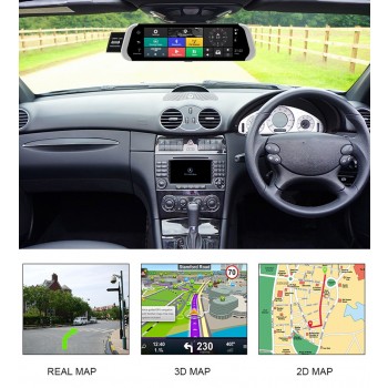 Anstar 10 4G Rear View Camera Mirror Car DVR Dual lens Android DVRs 1080P Video Recorder Dash Cam ADAS GPS WIFI Auto Registrars