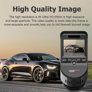 T691C 2 Inch Car DVR 4K 2160P/1080P FHD Dash Cam 170 Degree Lens Car Camera Car Built-in GPS Car Video Recorders Mirror Dashcam