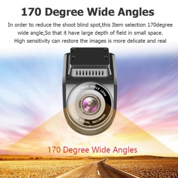 T691C 2 Inch Car DVR 4K 2160P/1080P FHD Dash Cam 170 Degree Lens Car Camera Car Built-in GPS Car Video Recorders Mirror Dashcam