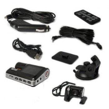 JaJaBor Car DVR Dual Camera i1000 Dual Lens Full HD 1080P 2.0LCD 1200Mg Dash Cam Rear View Camera Video Recorder