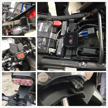 SYS M6L WiFi 1080P Full HD Motorcycle DVR Riding Camera Recorder with HD 720P Rear View Waterproof Lens Dash Cam