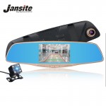 Jansite Car DVR Camera Review Mirror FHD 1080P Video Recorder Night Vision Dash Cam Parking Monitor Auto Registrar Dual Lens DVR
