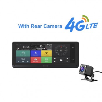 TAVIN  Car DVRs 4G Android 5.1 8.0 Inch Rearview Mirror Camera GPS WIFI 1080P Video Recorder Navigation Dash Cam ADAS Dual Lens